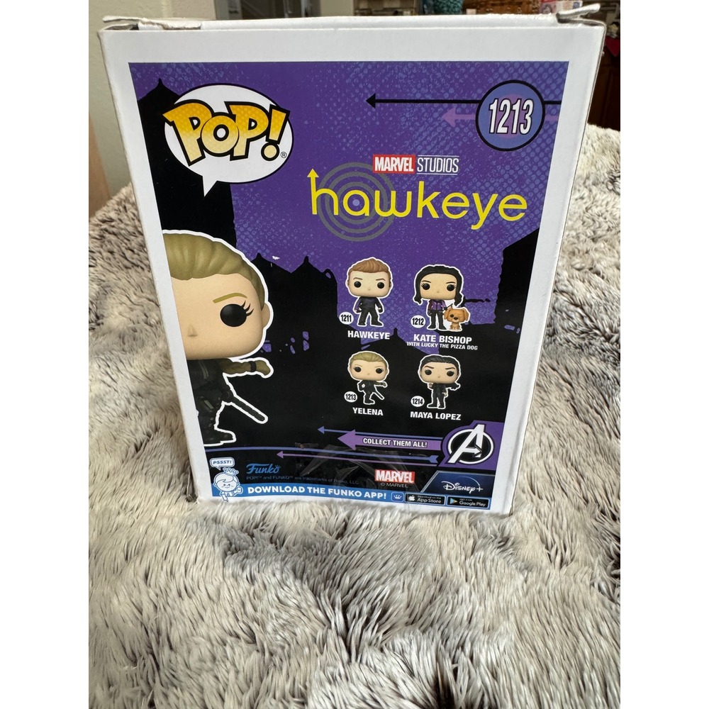 Funko Pop Marvel Hawkeye Yelena Belova 1213 Bobblehead Figure Fair - Picture 2 of 9